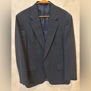 Austin Reed Charcoal Blazer pure virgin wool size 47 regular